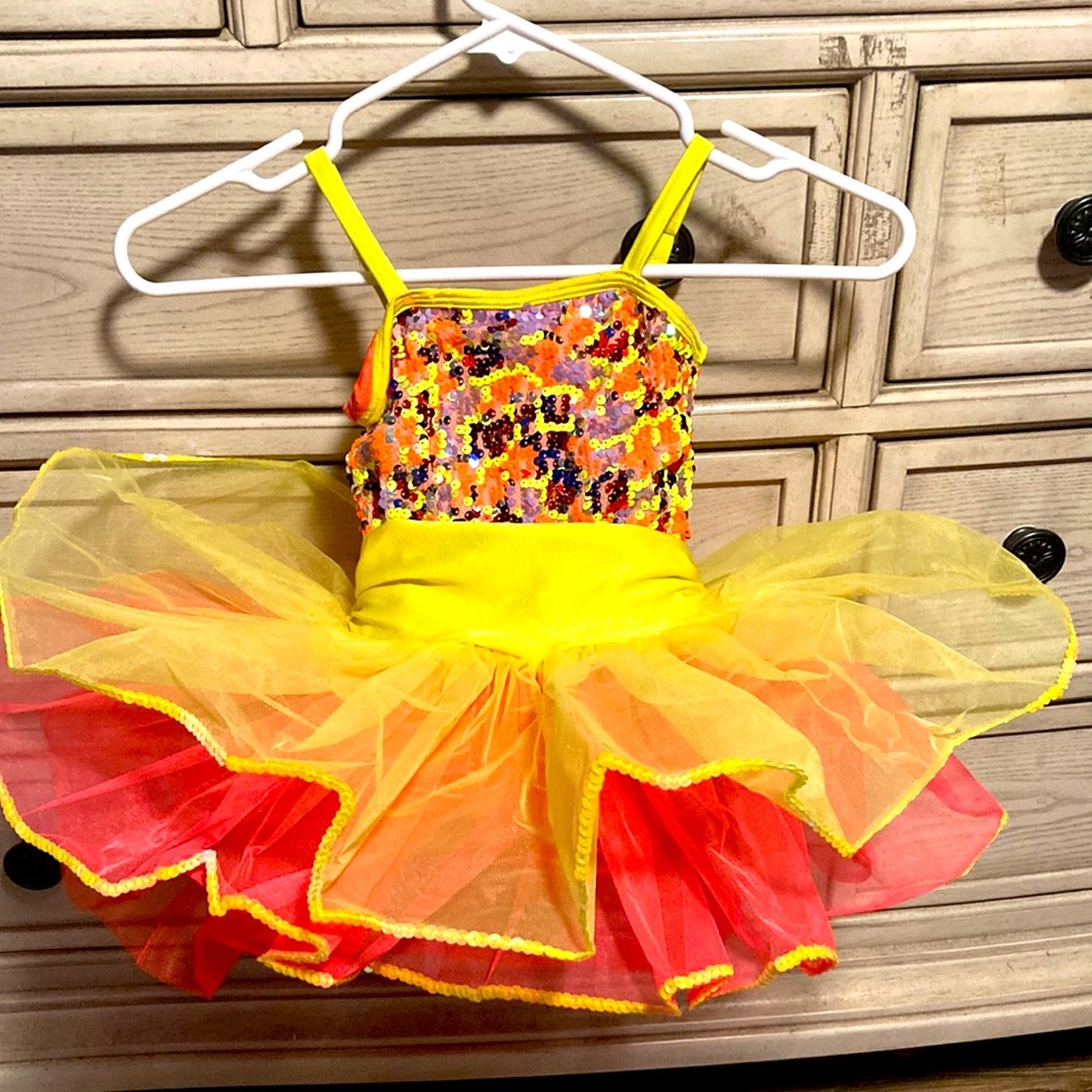 Girls dance costume